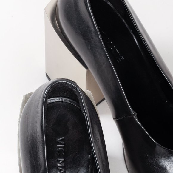 Vic Matie Mirror Block Heels - Picture 9 of 10